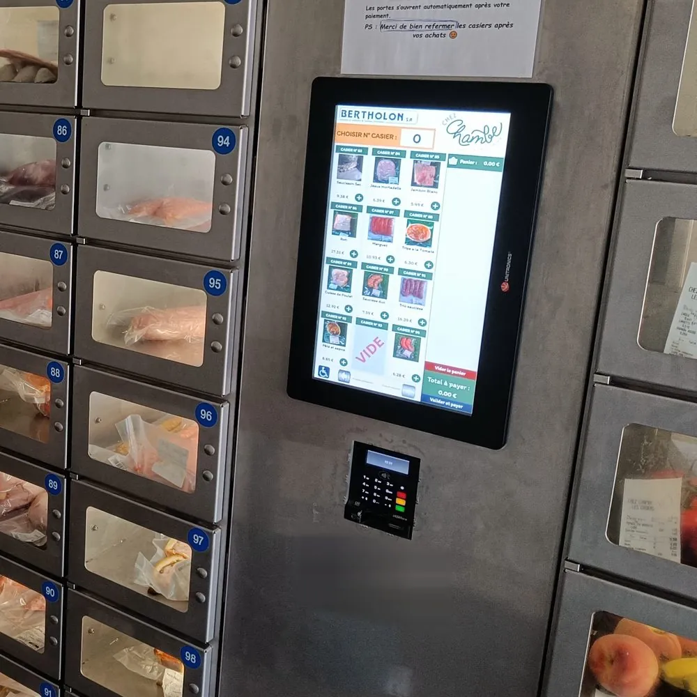 Borne tactile et terminal de paiement du magasin automatique