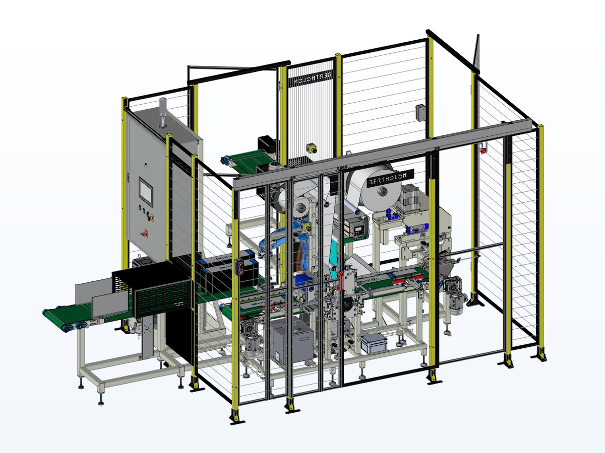 Vue 3D d’une cellule complète